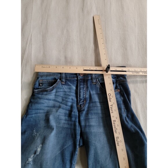 Judy Blue Jeans Womens 5 28x29 Boyfriend Distressed Stretch Mid Rise Modern - Picture 8 of 16